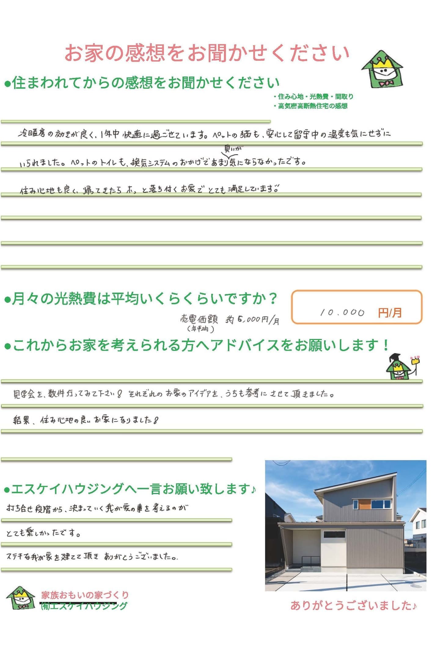 上富田町 S様より