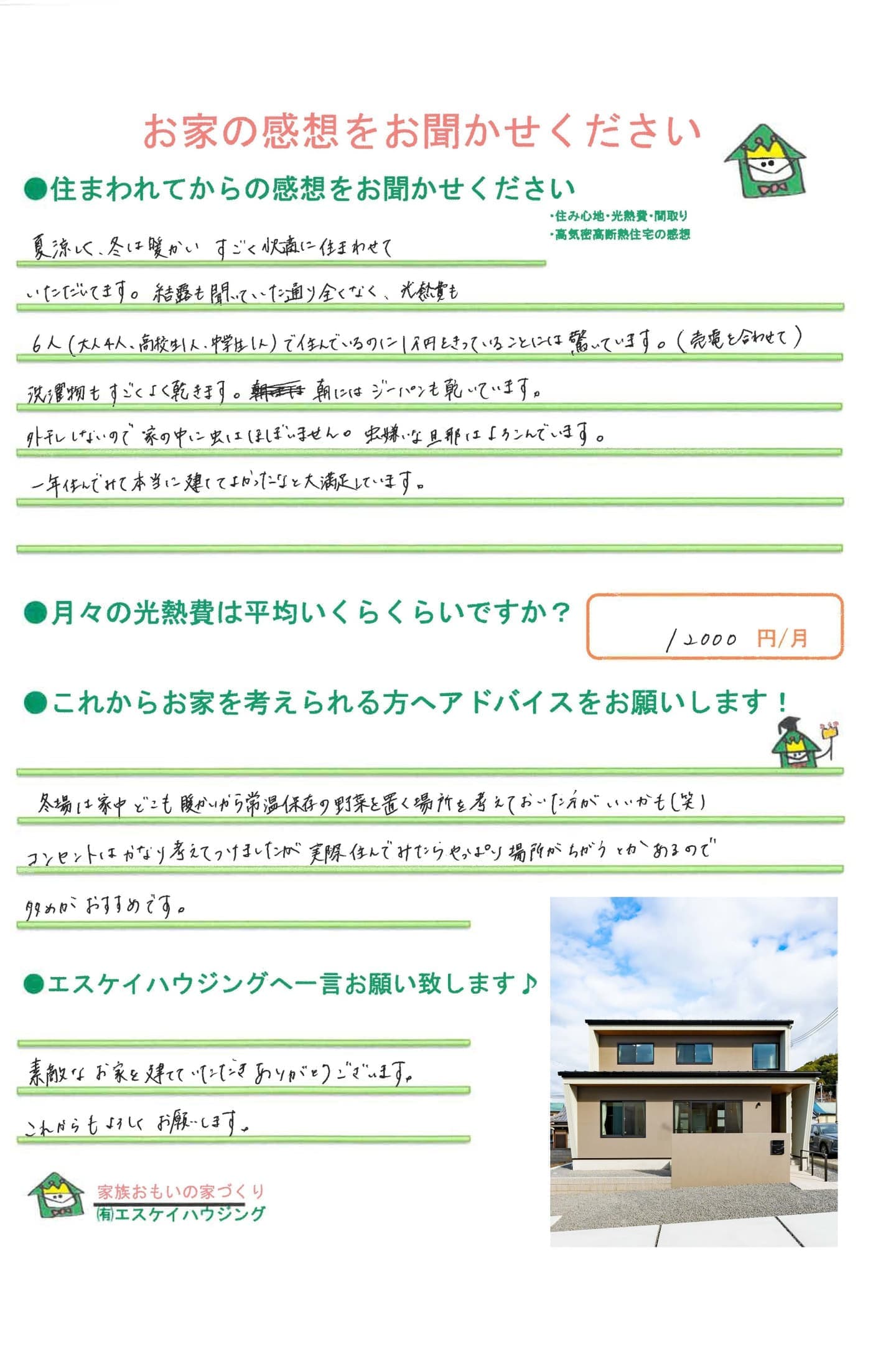 田辺市 K様より