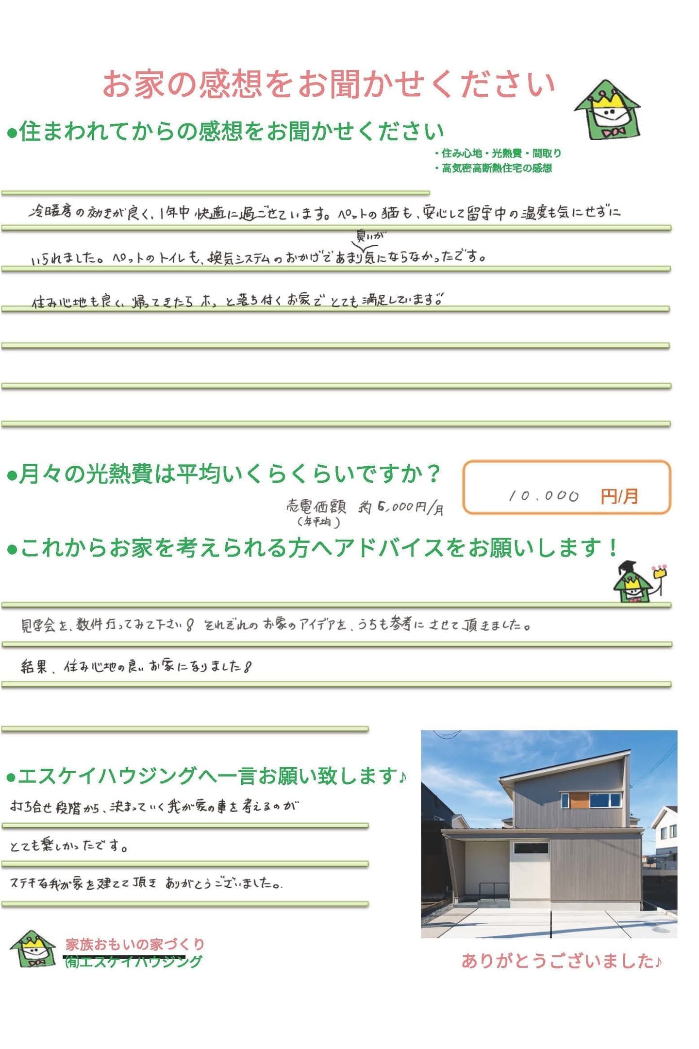 上富田町 S様より