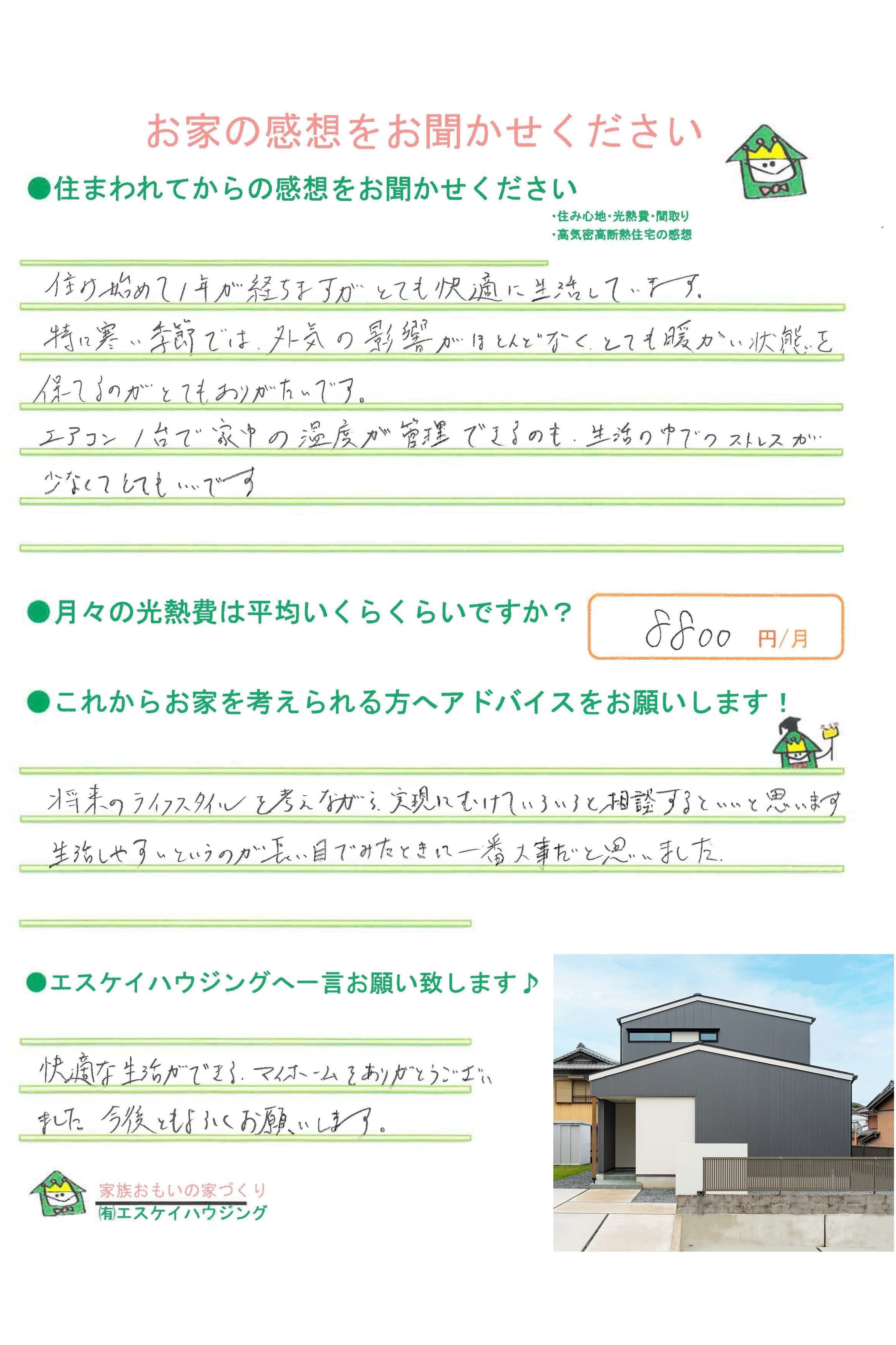 田辺市 F様より